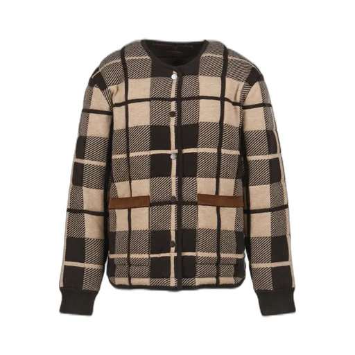 Quilted Plaid Liner Jacket