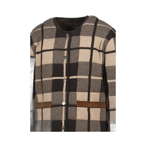 Quilted Plaid Liner Jacket