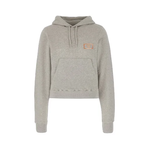 Martine Rose Logo Detailed Drawstring Hoodie