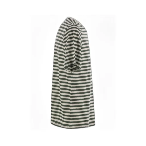 Majestic Striped Crew Neck T-Shirt