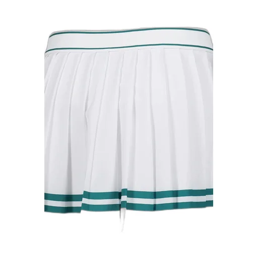 Italic Logo Pleated Skirt / Wht Alpine