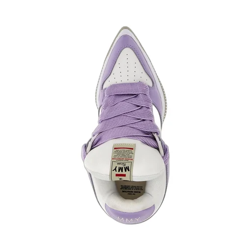 Maison Mihara Yasuhiro Rosy Pointed-Toe Lace-Up Puffer Sneakers