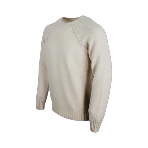 Malo Long-Sleeved Crewneck Knitted Jumper