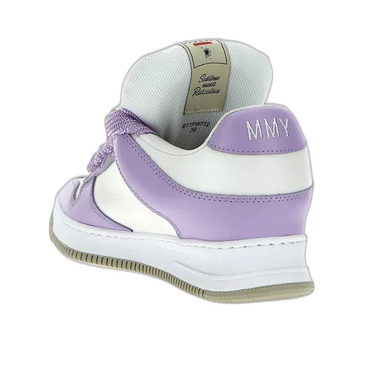 Maison Mihara Yasuhiro Rosy Pointed-Toe Lace-Up Puffer Sneakers
