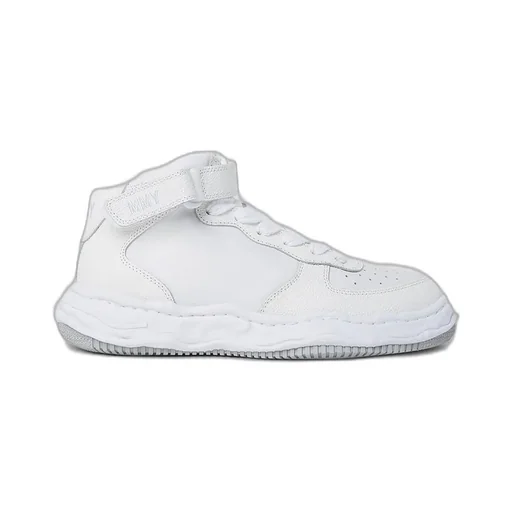 Maison Mihara Yasuhiro Perforated Detailed High Top Sneakers