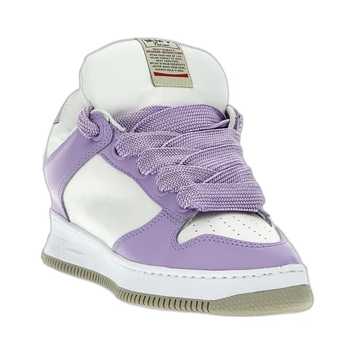 Maison Mihara Yasuhiro Rosy Pointed-Toe Lace-Up Puffer Sneakers