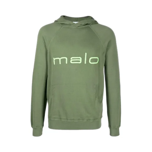 Malo Logo-Printed Long Sleeved Hoodie