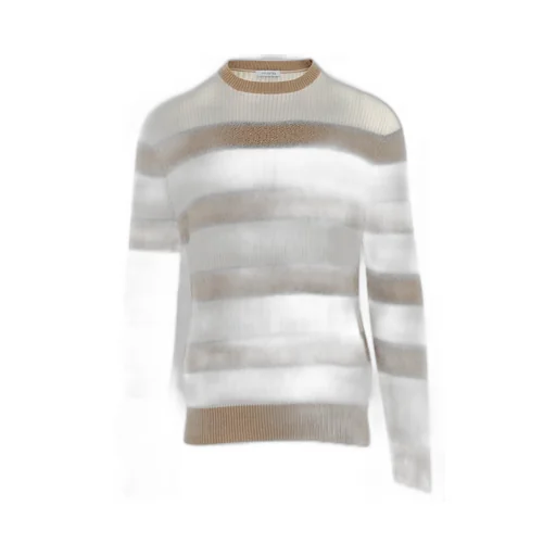Malo Striped Crew Neck Sweater