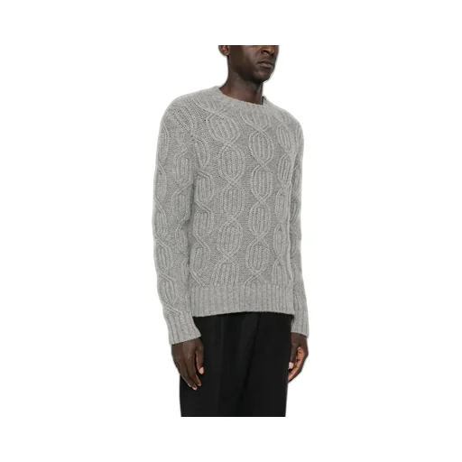 Malo Cable-Knit Crew-Neck Sweater