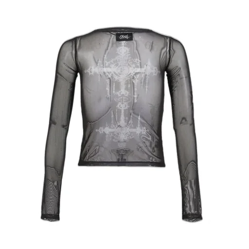 Facade Mesh Shirt / Black