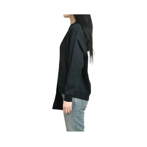 Scarf Embroidered Hoodie / Blk