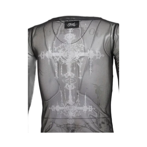 Facade Mesh Shirt / Black
