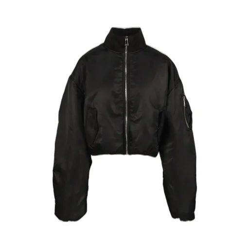 Logo Bomber Jacket / Black