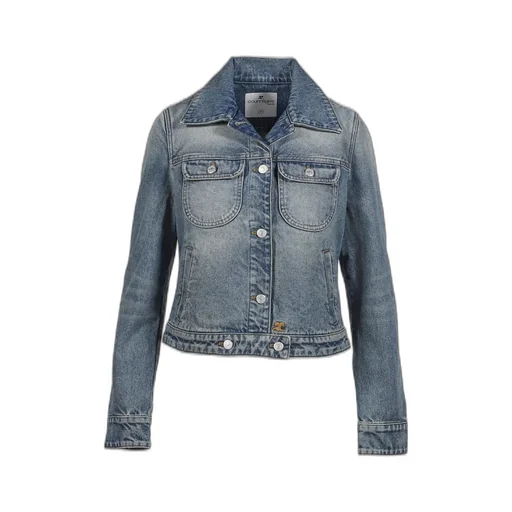 Signature Denim Trucker Jacket / Vintage Medium Blu