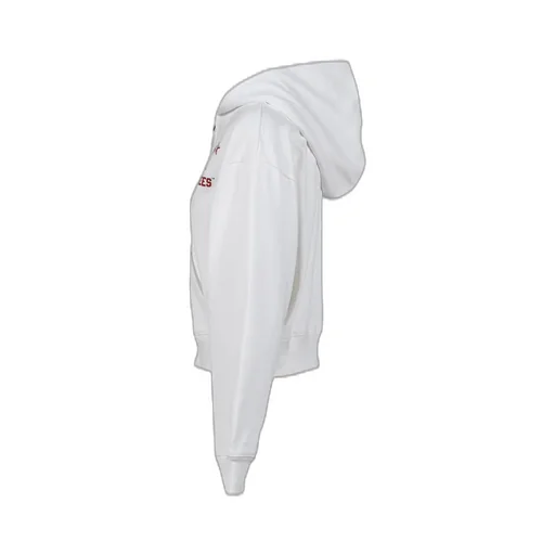 Homerun Cropped Zip Hoodie / Wht