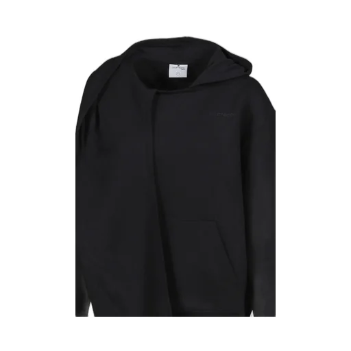 Scarf Embroidered Hoodie / Blk