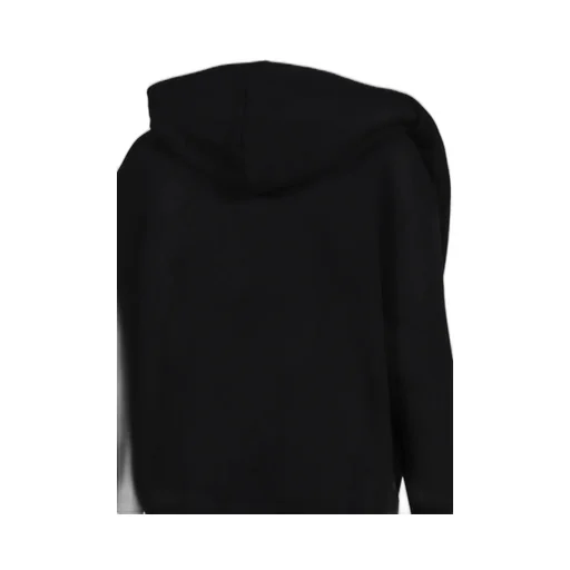 Scarf Embroidered Hoodie / Blk