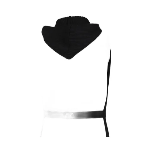 Sleeveless Zipped Wool Cardigan / Blk
