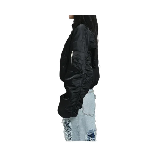 Logo Bomber Jacket / Black