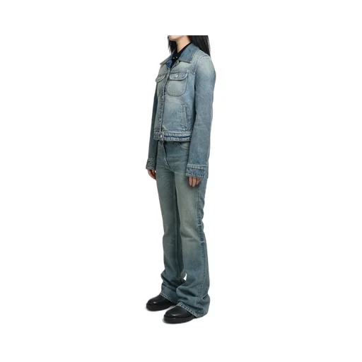 Signature Denim Trucker Jacket / Vintage Medium Blu