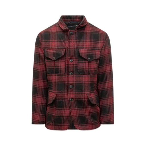 Manifattura Ceccarelli Wool-Padded Plaid Jacket