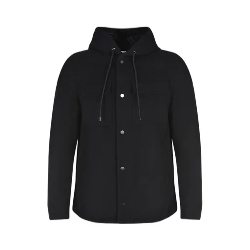 Manuel Ritz Hooded Snap-Button Jacket