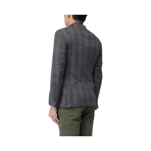 Manuel Ritz Double Breasted Overcheck Blazer