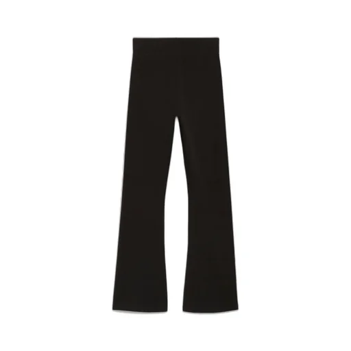 Slim Pintuck Flared Leggings / Puma Black