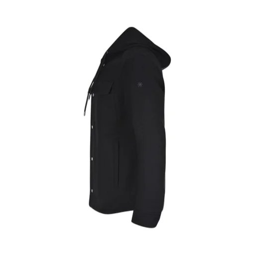 Manuel Ritz Hooded Snap-Button Jacket