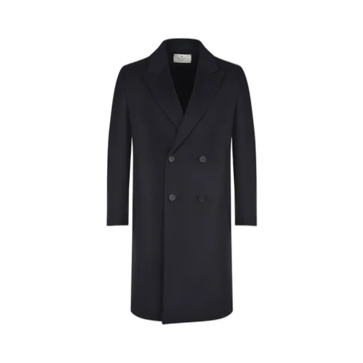 Manuel Ritz Double-Breasted Wool Coat