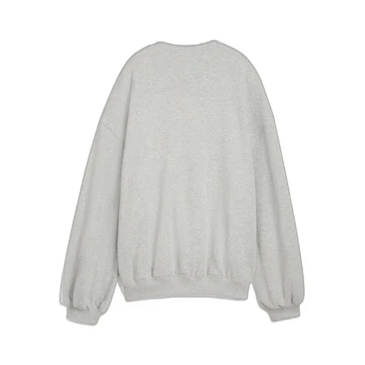 Oversized Crew Tr / Flat Light Gray Heather