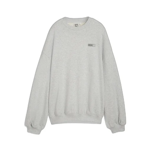 Oversized Crew Tr / Flat Light Gray Heather