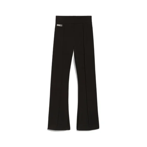 Slim Pintuck Flared Leggings / Puma Black