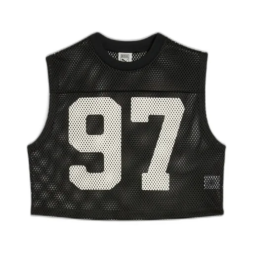 Relaxed Mesh Top / Puma Black