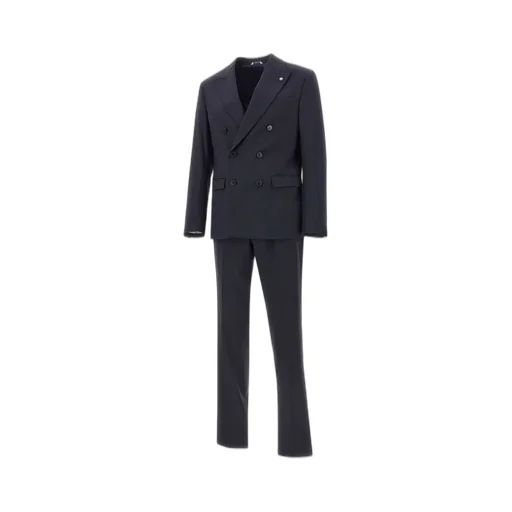 Manuel Ritz Double-Breasted Two-Piece Suit