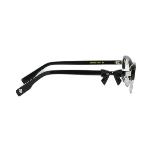 Bow-Adorned Temple Glasses / Blk