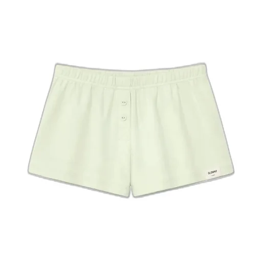Button Fly Mini Shorts / Pistachio