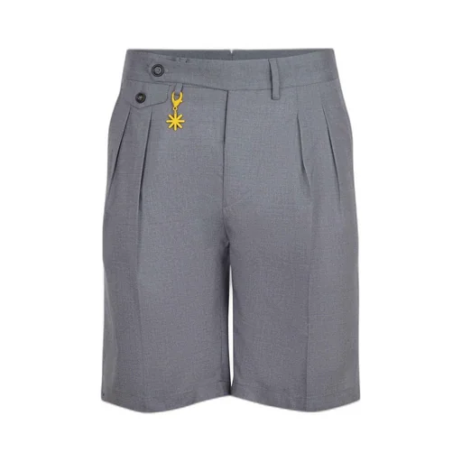 Manuel Ritz Pleated Bermuda Shorts