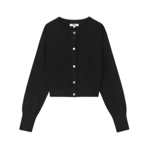 G Classic Wool Cardigan / Blk