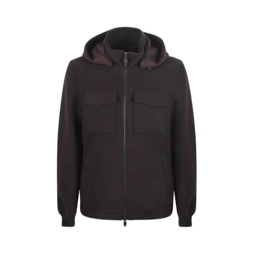 Manuel Ritz Hooded Zip-Up Jacket