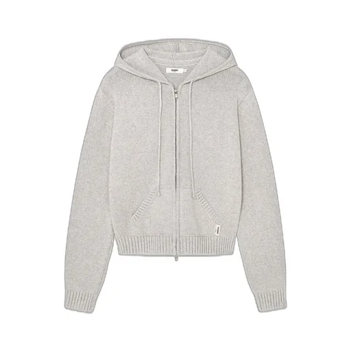 G Classic Knit Zip Up / Gry