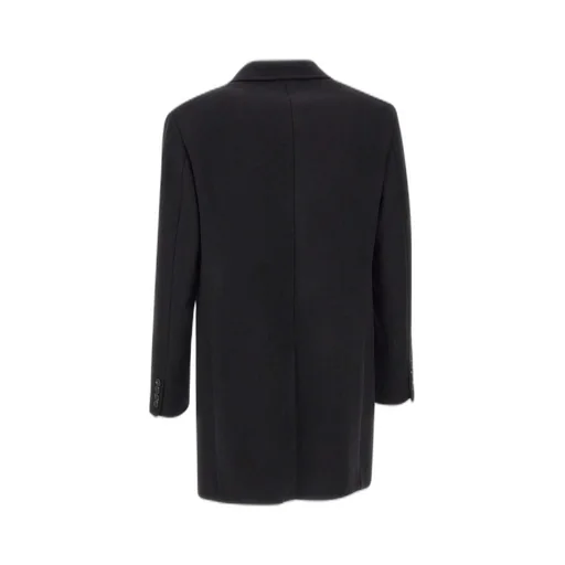 Manuel Ritz Notched Lapel Wool Coat
