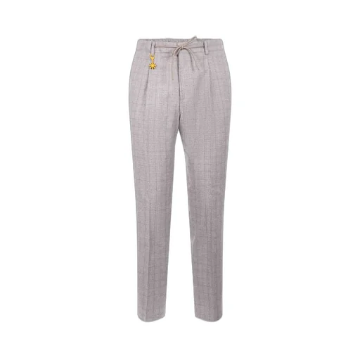 Manuel Ritz Prince Of Wales Drawstring Pants