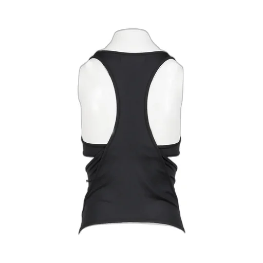 Double Layer Crop Top / Black