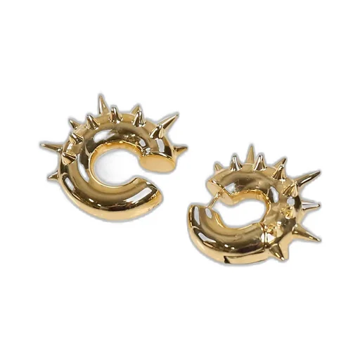 Doughnut Spur Ear Set Gd / Gld
