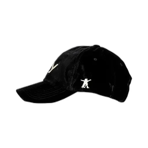 Yy Velvet Ball Cap / Black