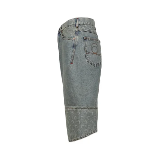 Moon Laser Denim Bermudas / Lt. Bei