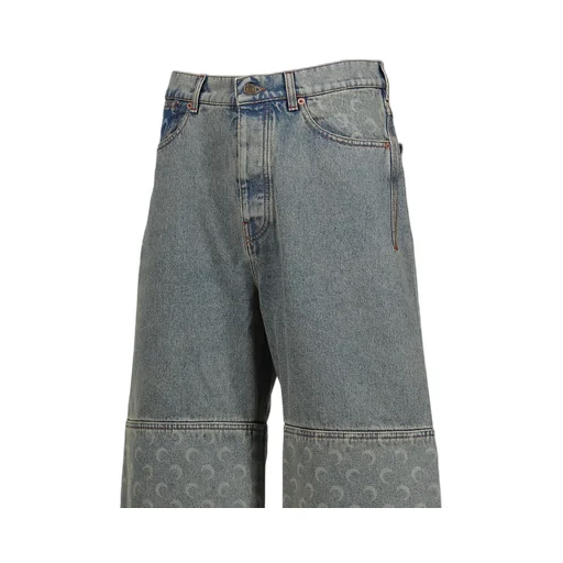 Moon Laser Denim Bermudas / Lt. Bei
