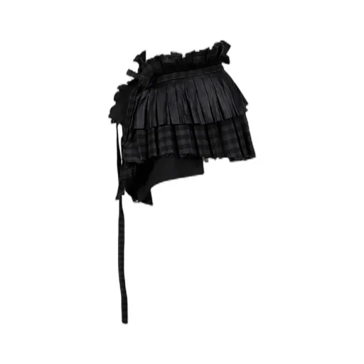 Pleats Layered Pocket Belt / Blk