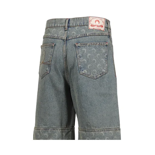 Moon Laser Denim Bermudas / Lt. Bei
